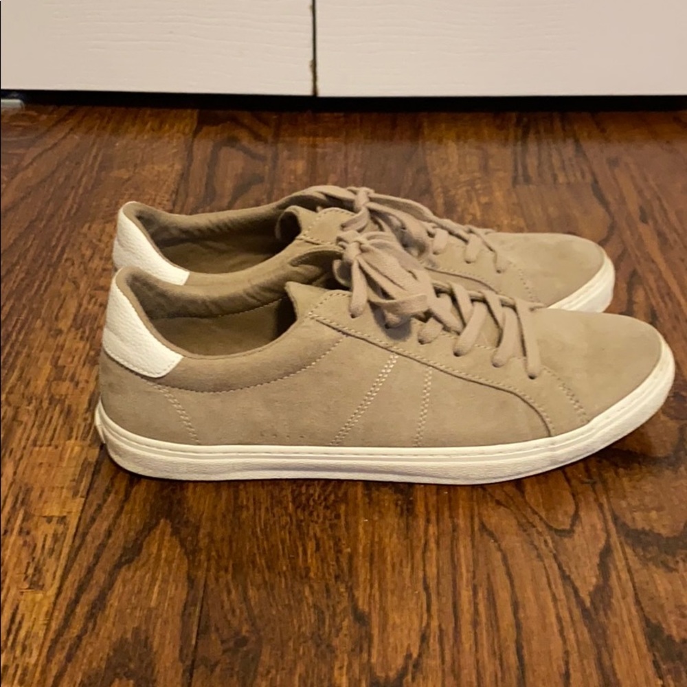 faux suede sneakers